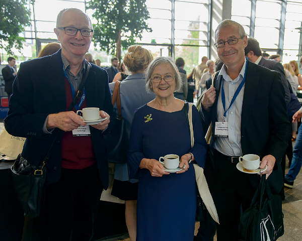 Baroness Hale of Richmond with Professor Peter Cane of Cambridge (left) and Professor Andrew Burrows of Oxford